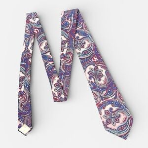 Italian Vintage Silk Paisley Tie